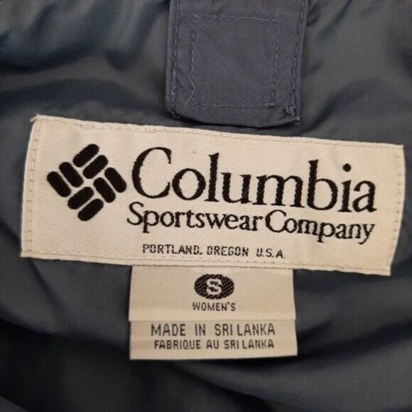 COLUMBIA Sport Windbreaker Jacket - Double Zip-up Sz S Flawed - Picture 16 of 16